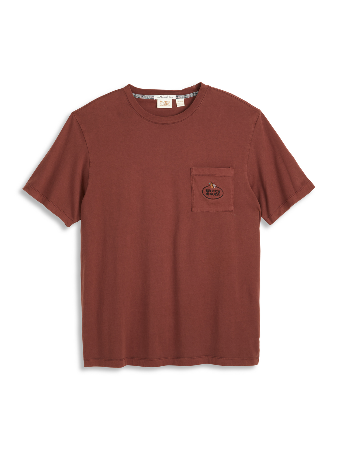 GARMENT DYED SS POCKET TEE