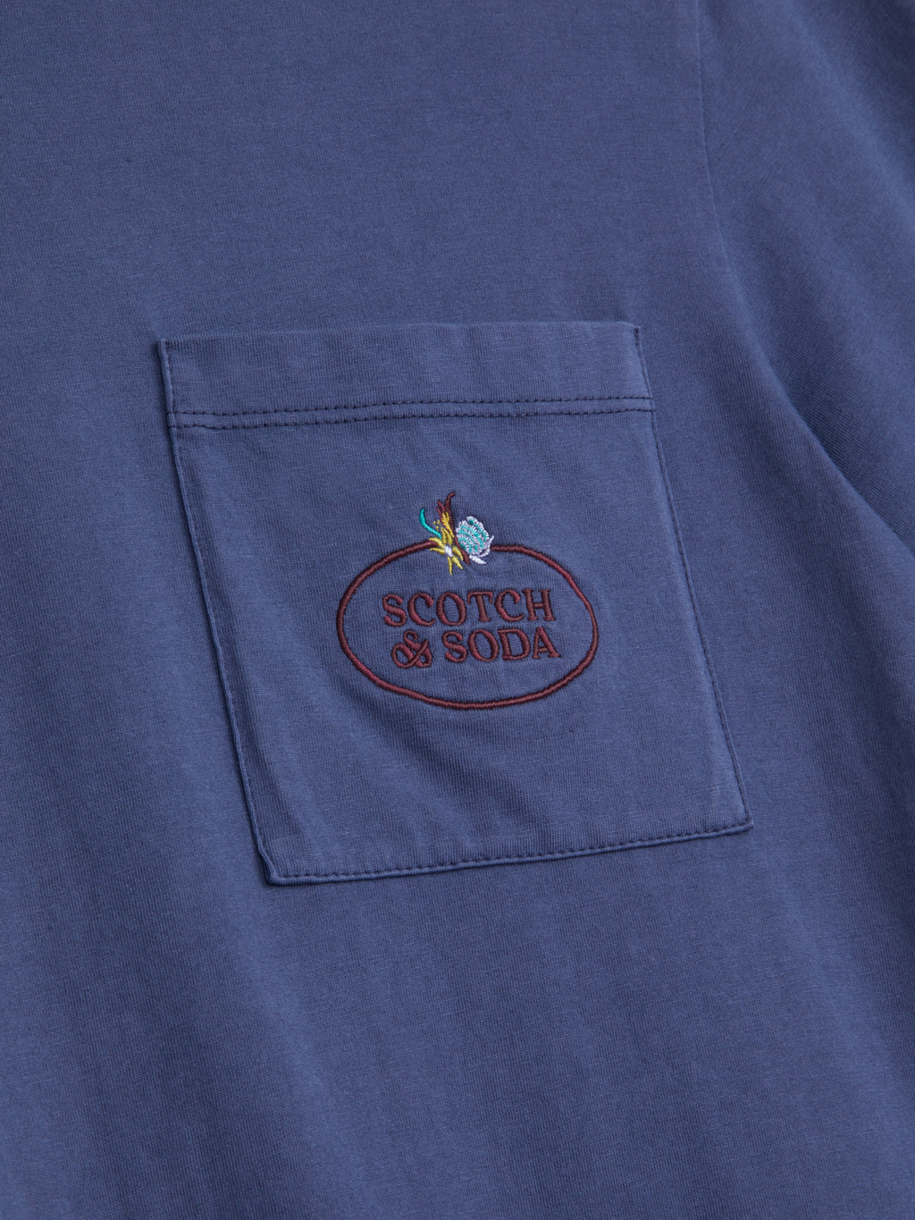 GARMENT DYED SS POCKET TEE