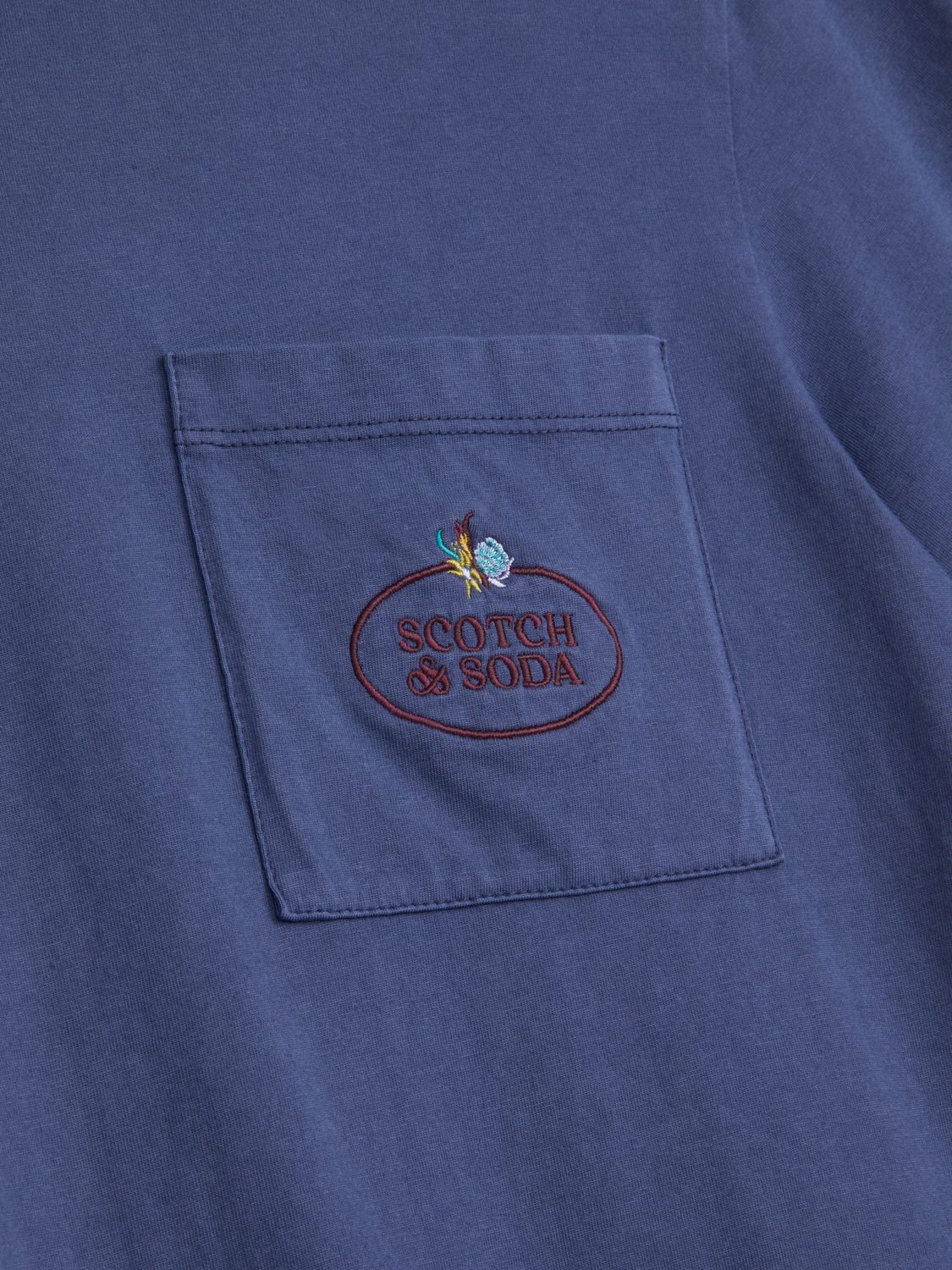 GARMENT DYED SS POCKET TEE