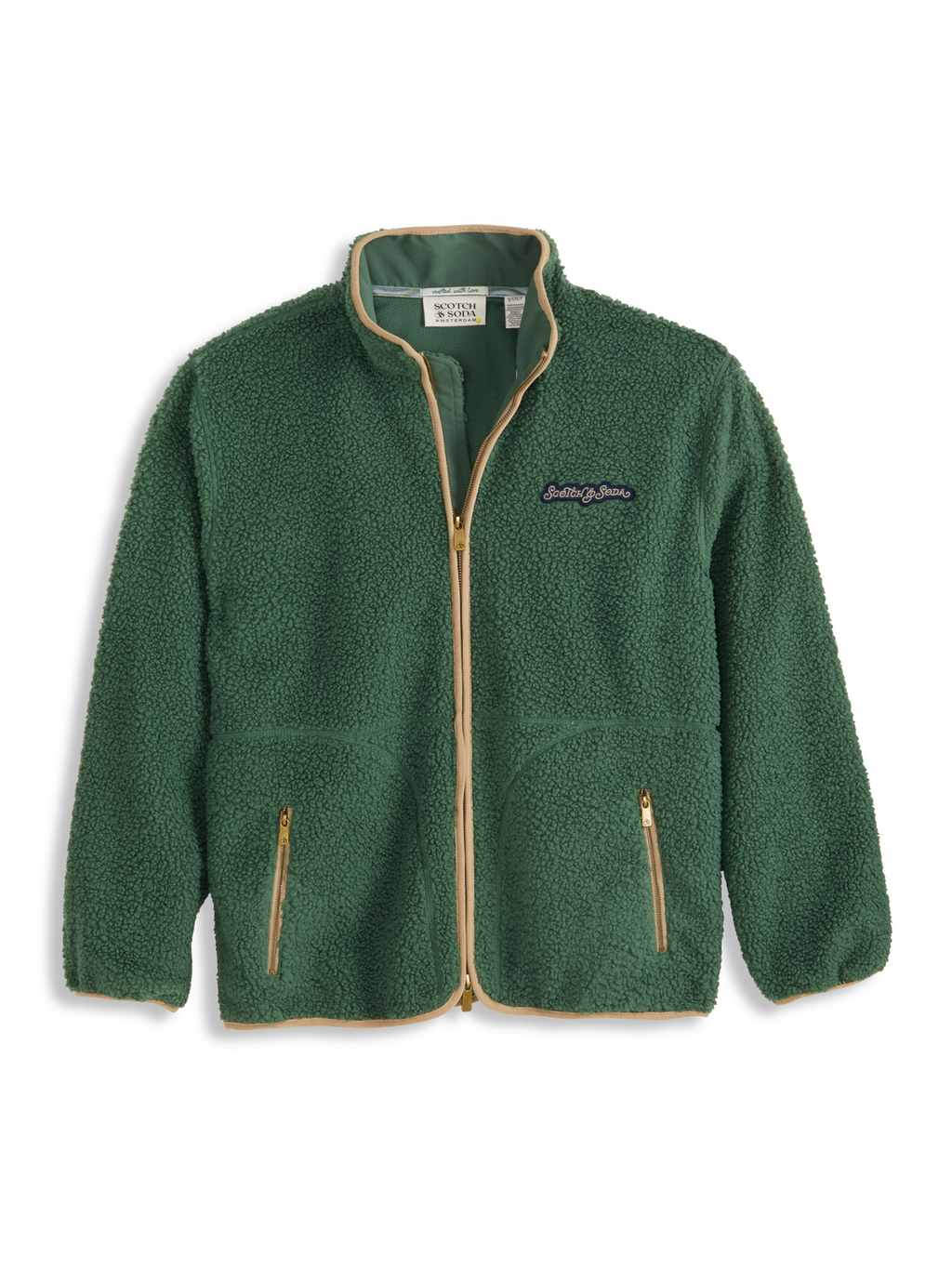 MENS ZIP UP FASHION SHERPA