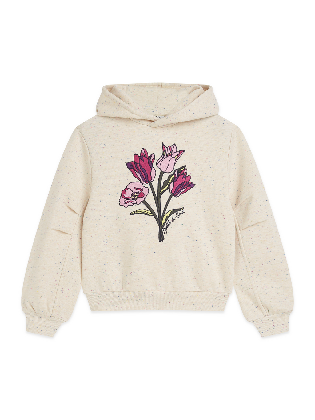 PLEATED SLEEVE HOODIE