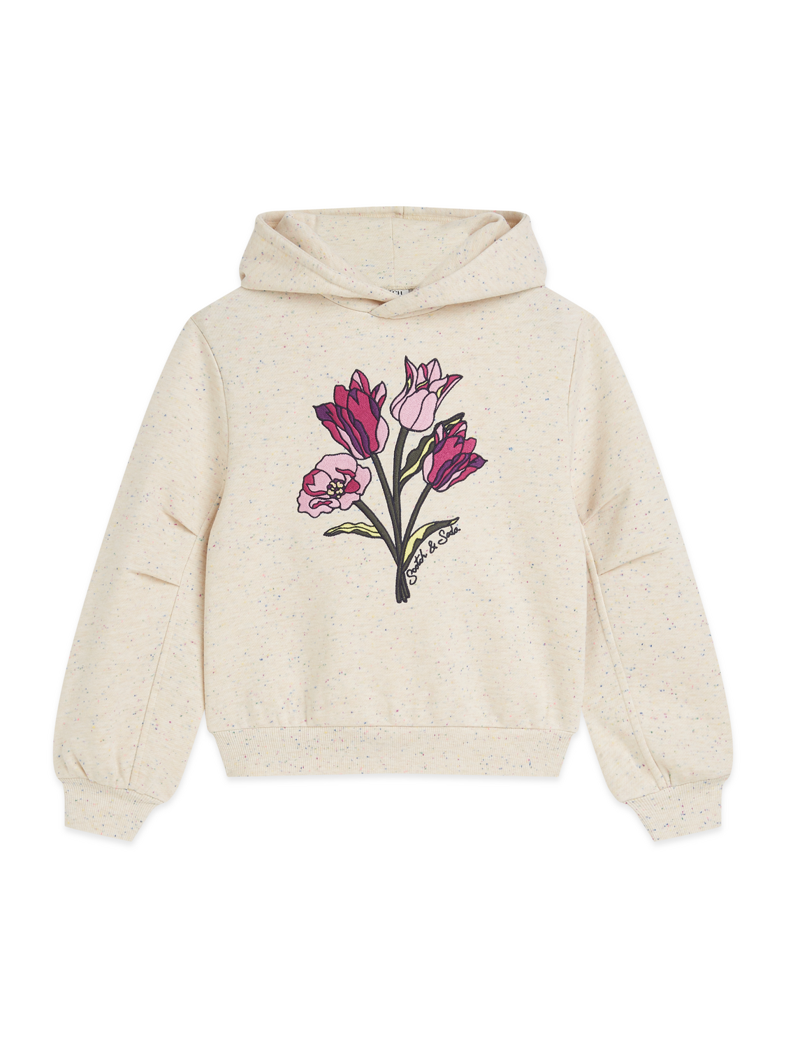 PLEATED SLEEVE HOODIE