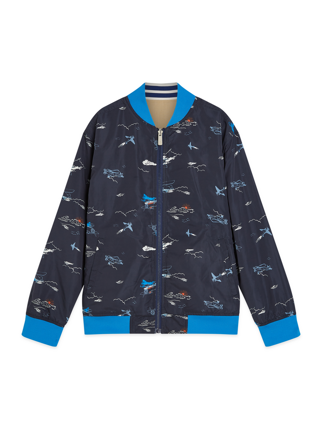 REVERSIBLE BOMBER JACKET