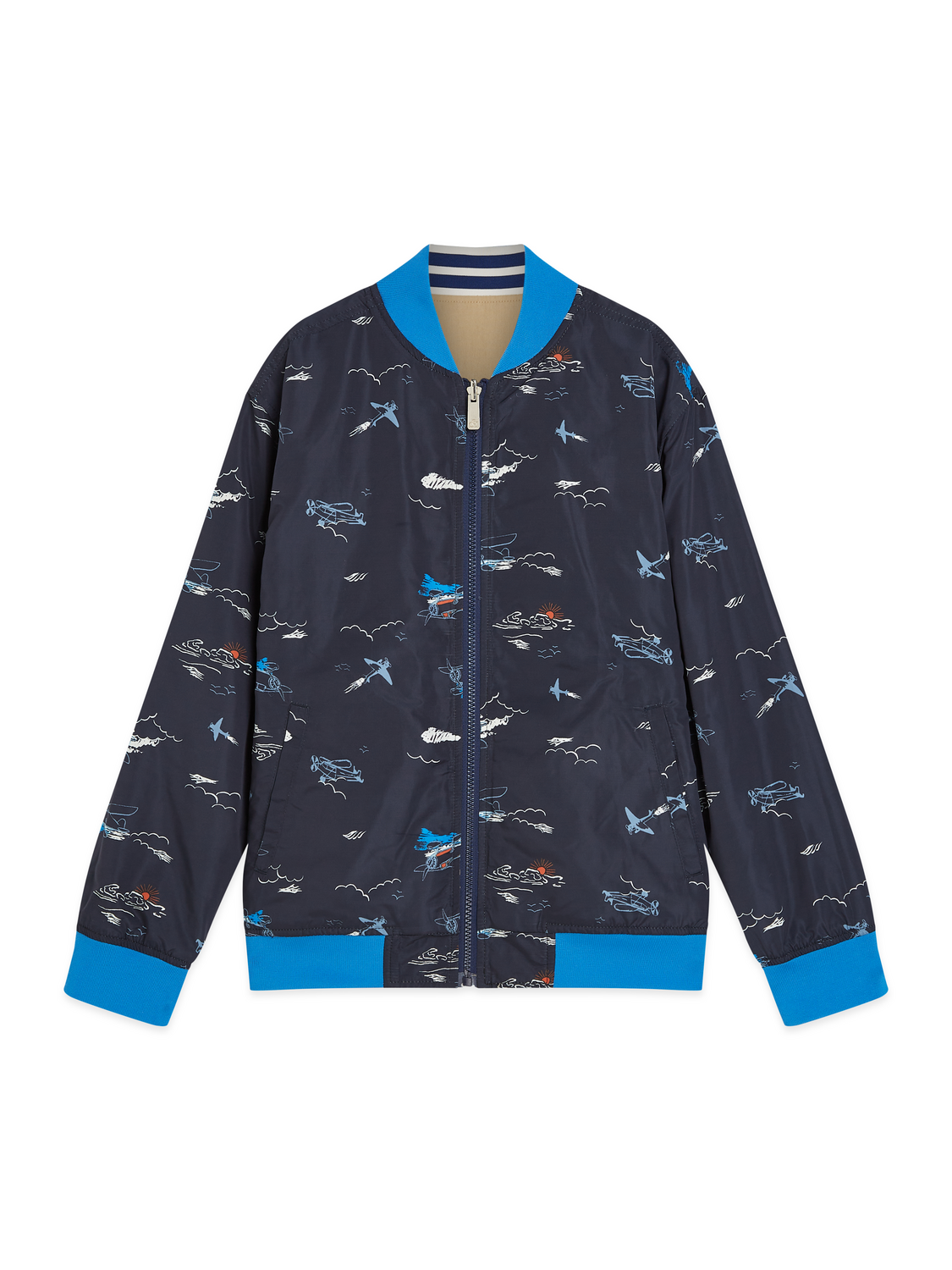 REVERSIBLE BOMBER JACKET