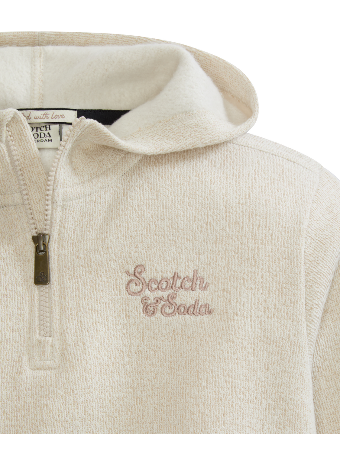 1/4 ZIP HOODIE – Scotch & Soda Amsterdam