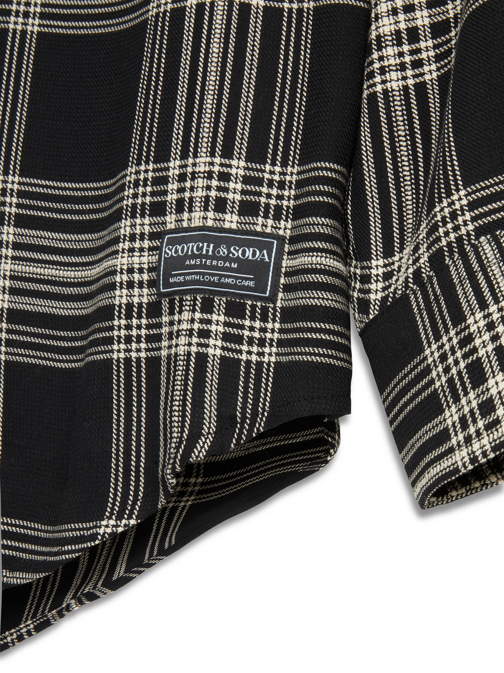 TEXTURED PLAID SHIRT