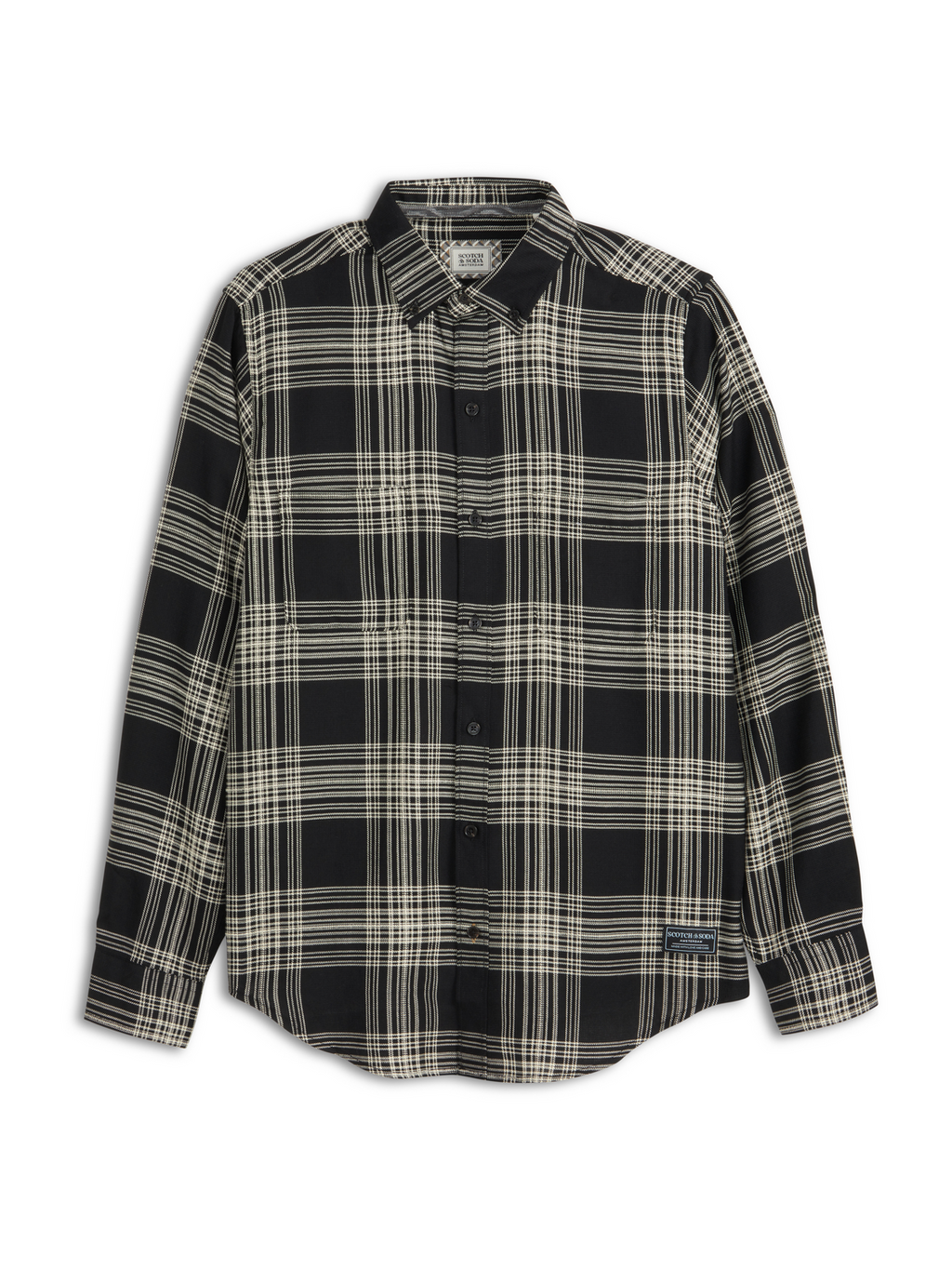 TEXTURED PLAID SHIRT