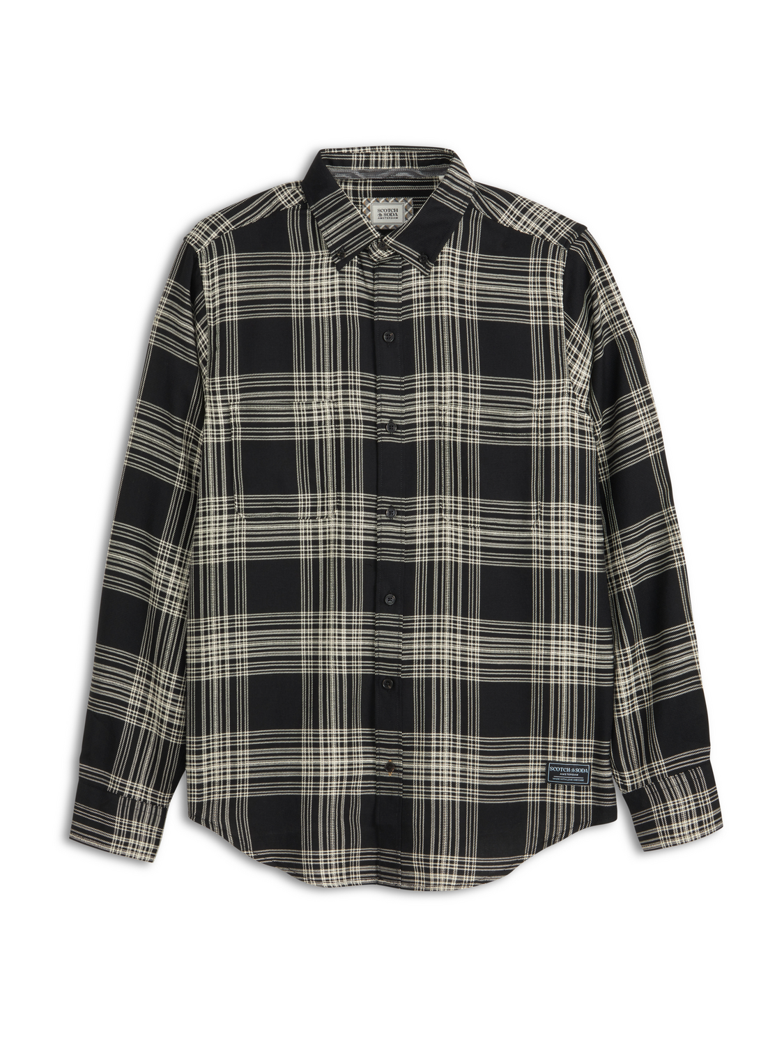 TEXTURED PLAID SHIRT