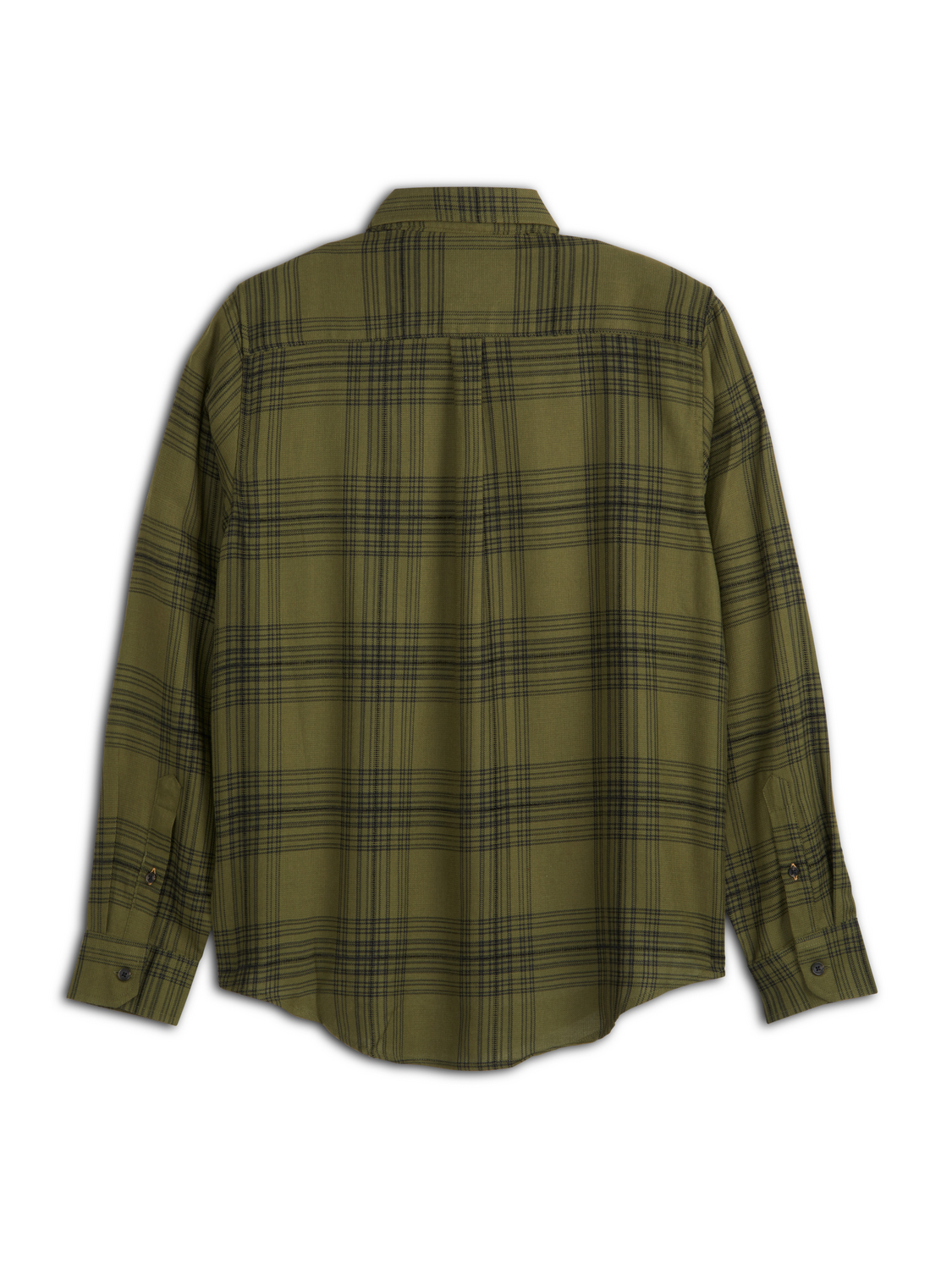 TEXTURED PLAID SHIRT