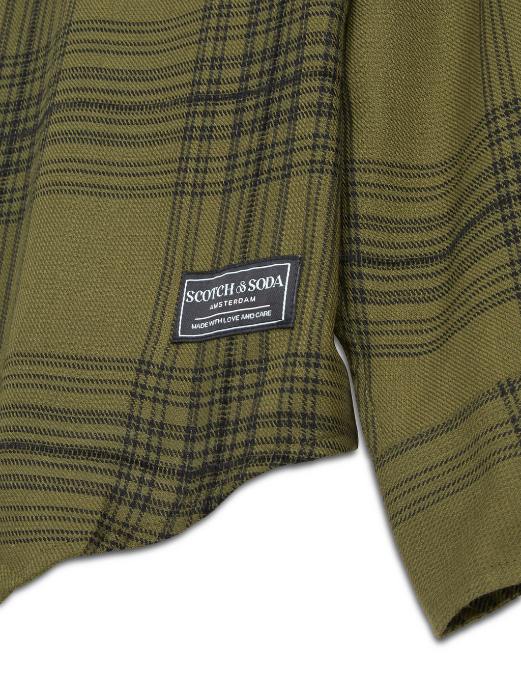 TEXTURED PLAID SHIRT