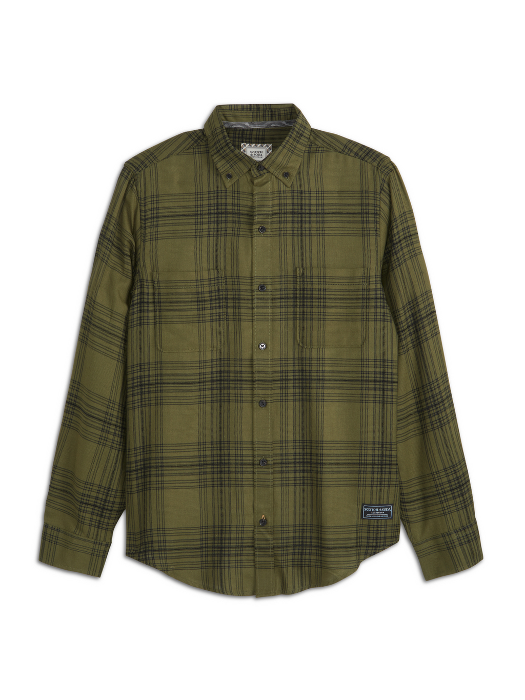 TEXTURED PLAID SHIRT