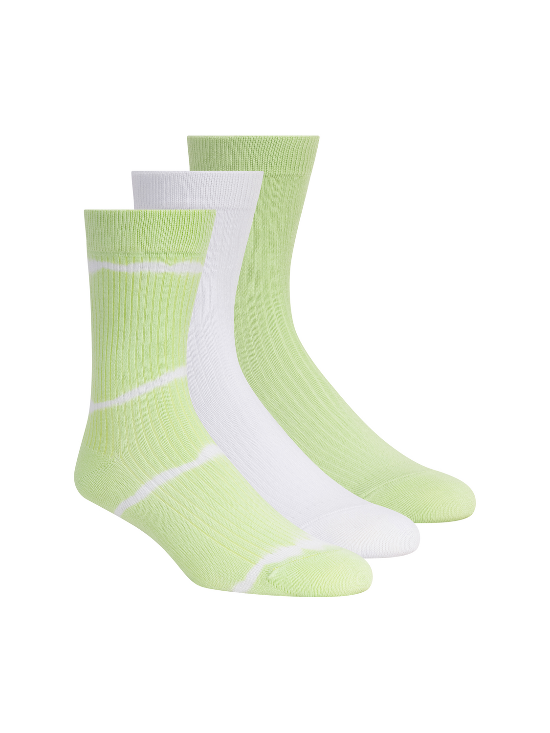 3PK WOMENS NON TERRY CREW