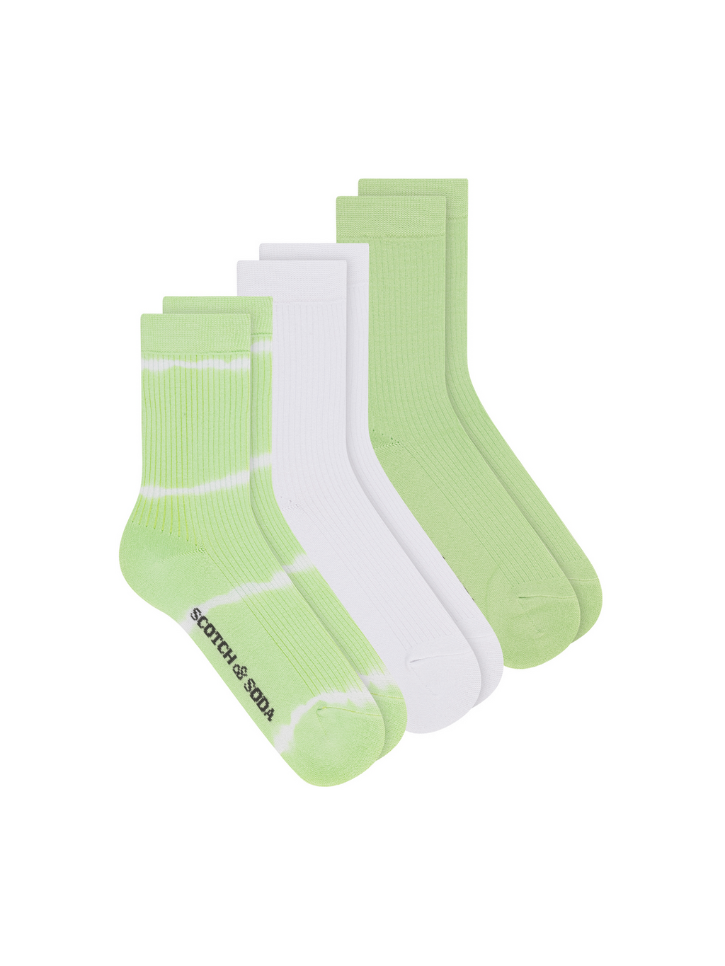 3PK WOMENS NON TERRY CREW