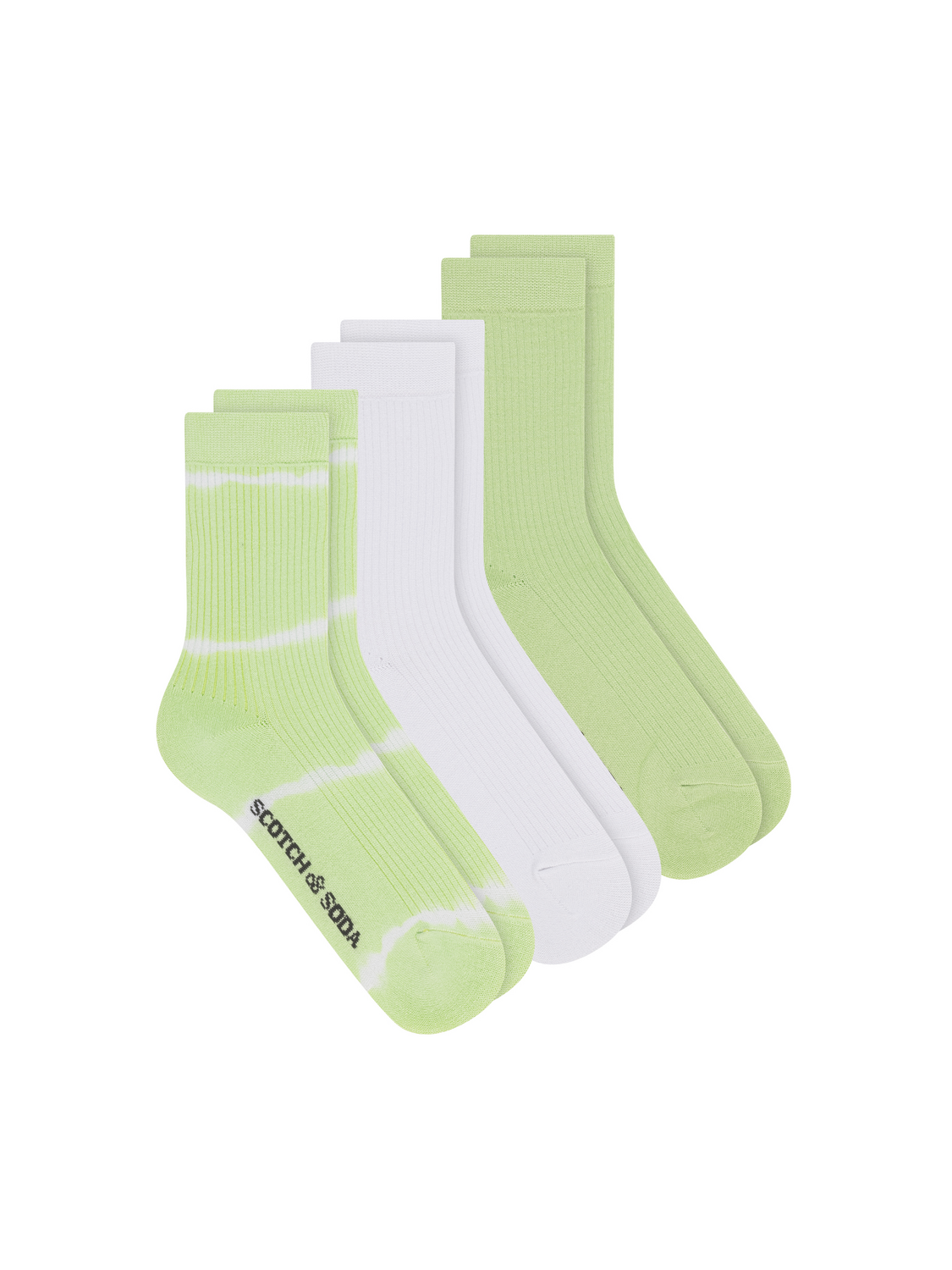 3PK WOMENS NON TERRY CREW