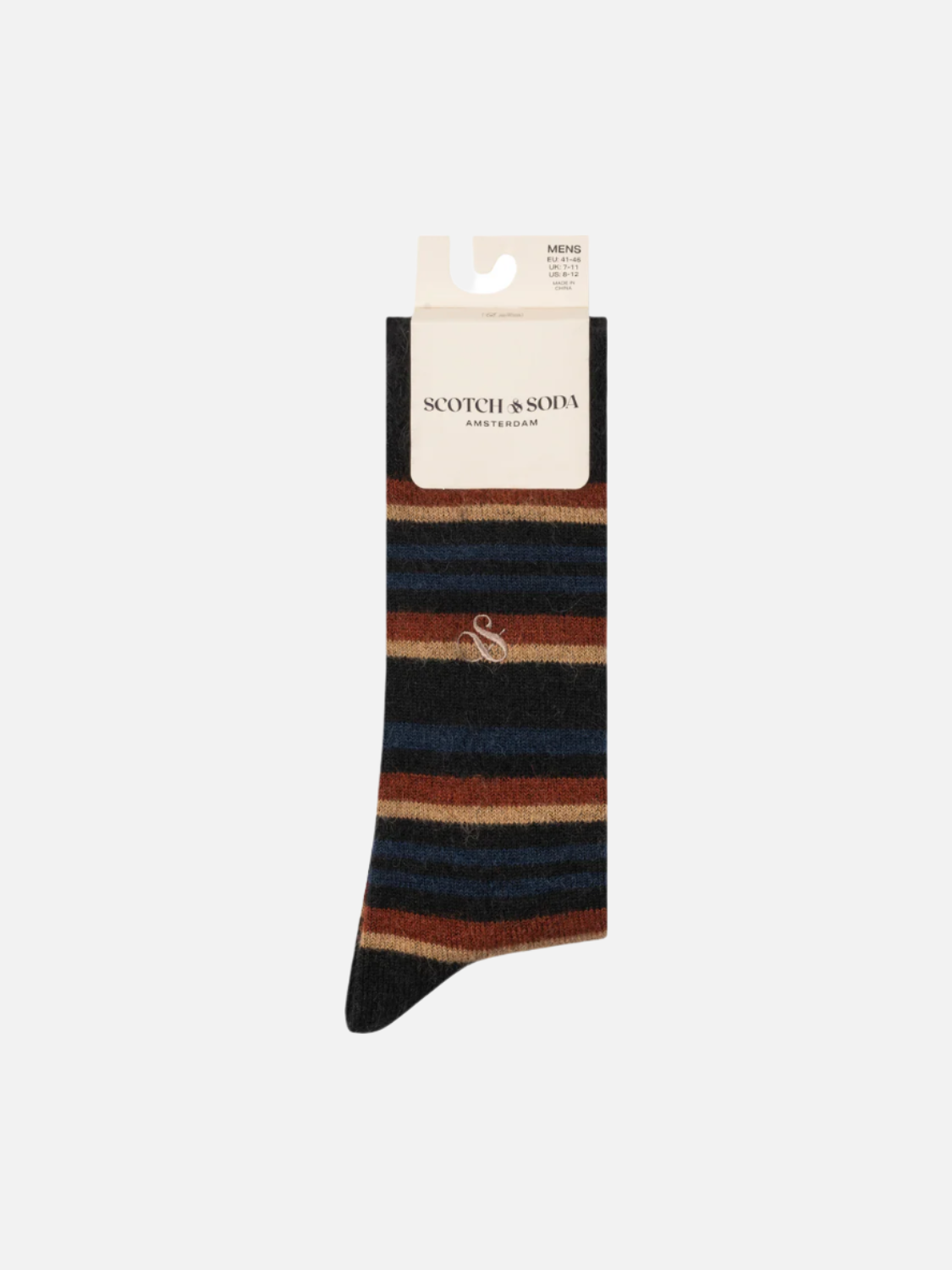1-PACK MENS STRIPED SOCKS