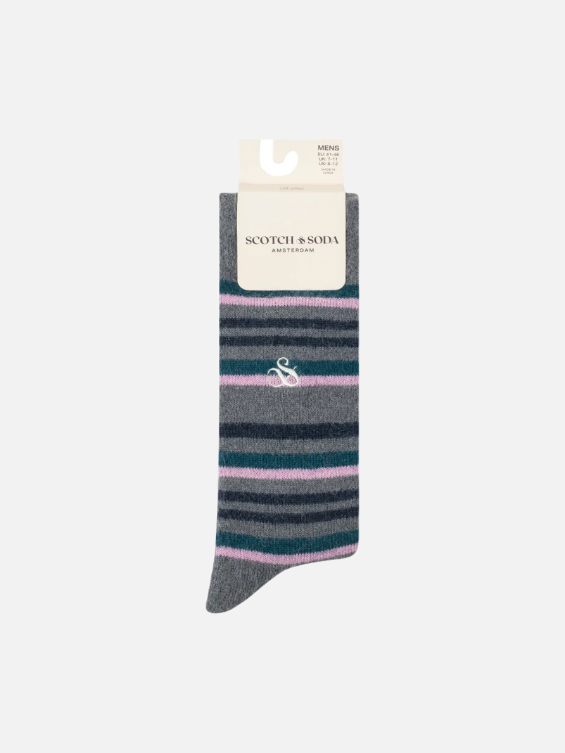 1-PACK MENS STRIPED SOCKS