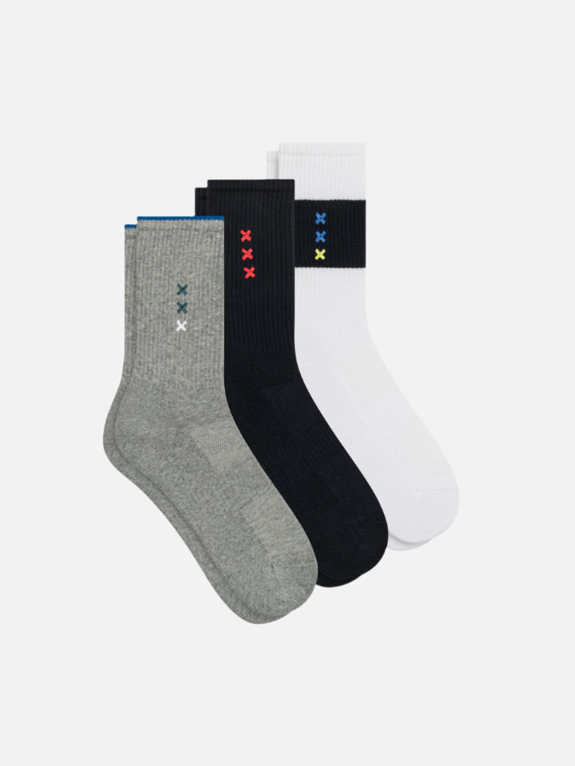 3-PACK MENS CREW