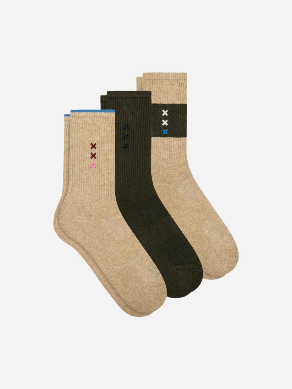 3-PACK MENS CREW