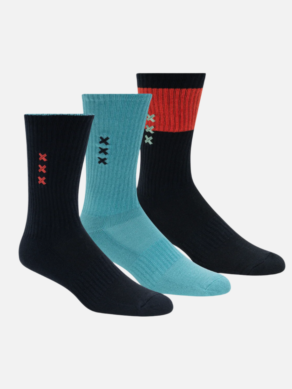 3-PACK MENS CREW