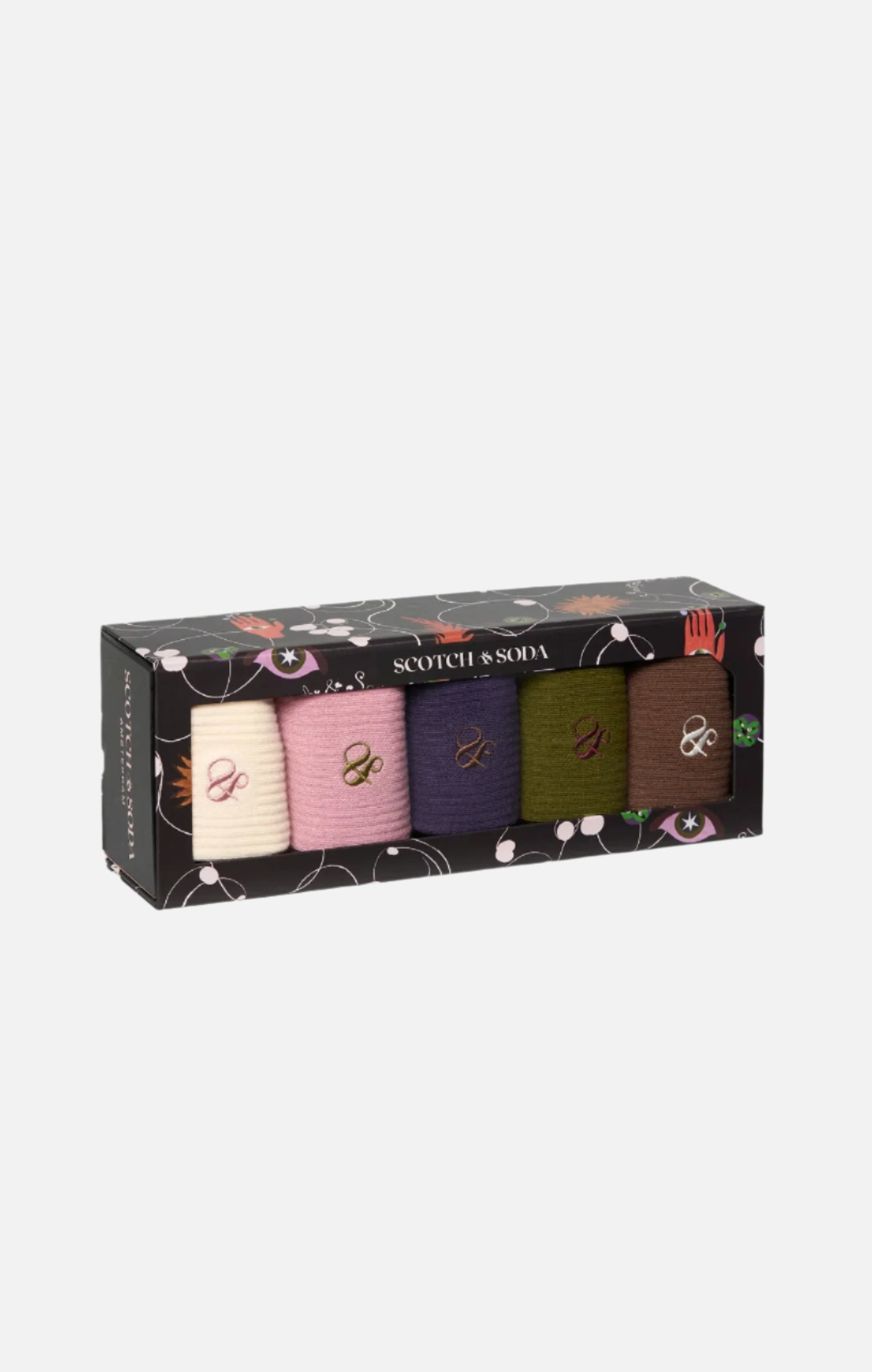 5PK WOMENS GIFT BOX CREW