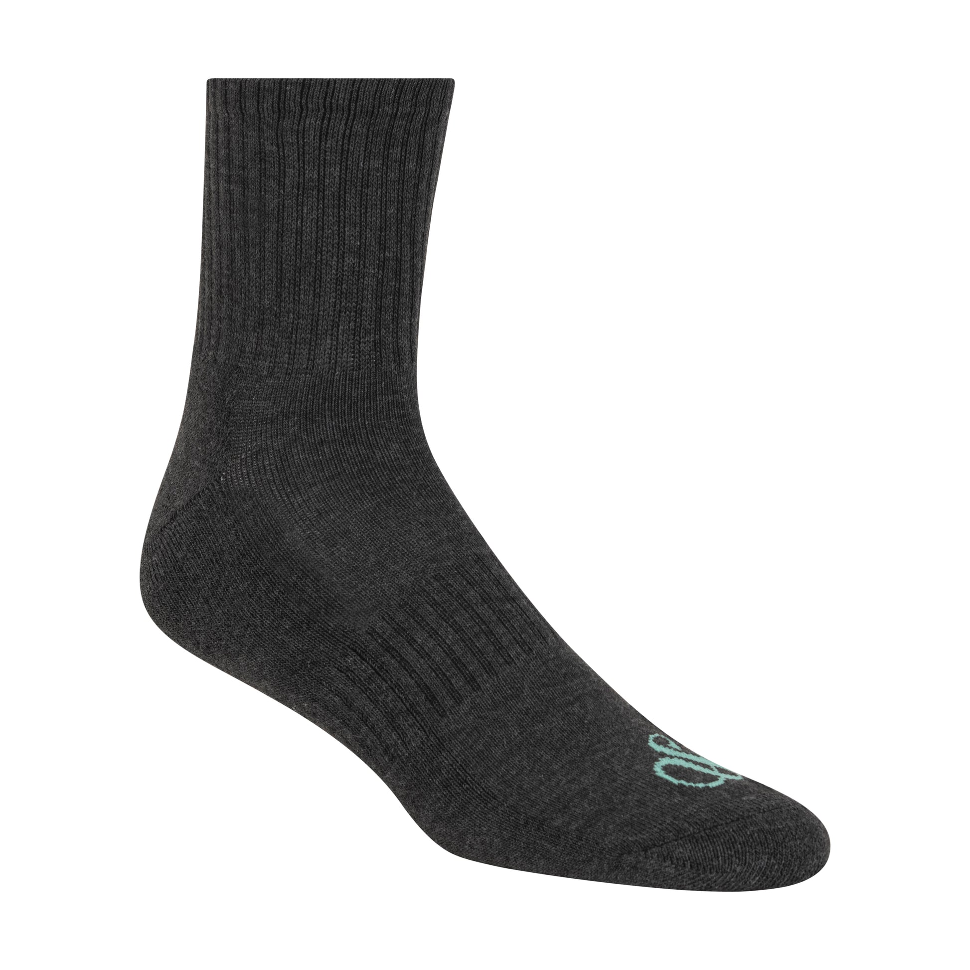 6PK MENS 1/2 TERRY HIGH QTR CREW