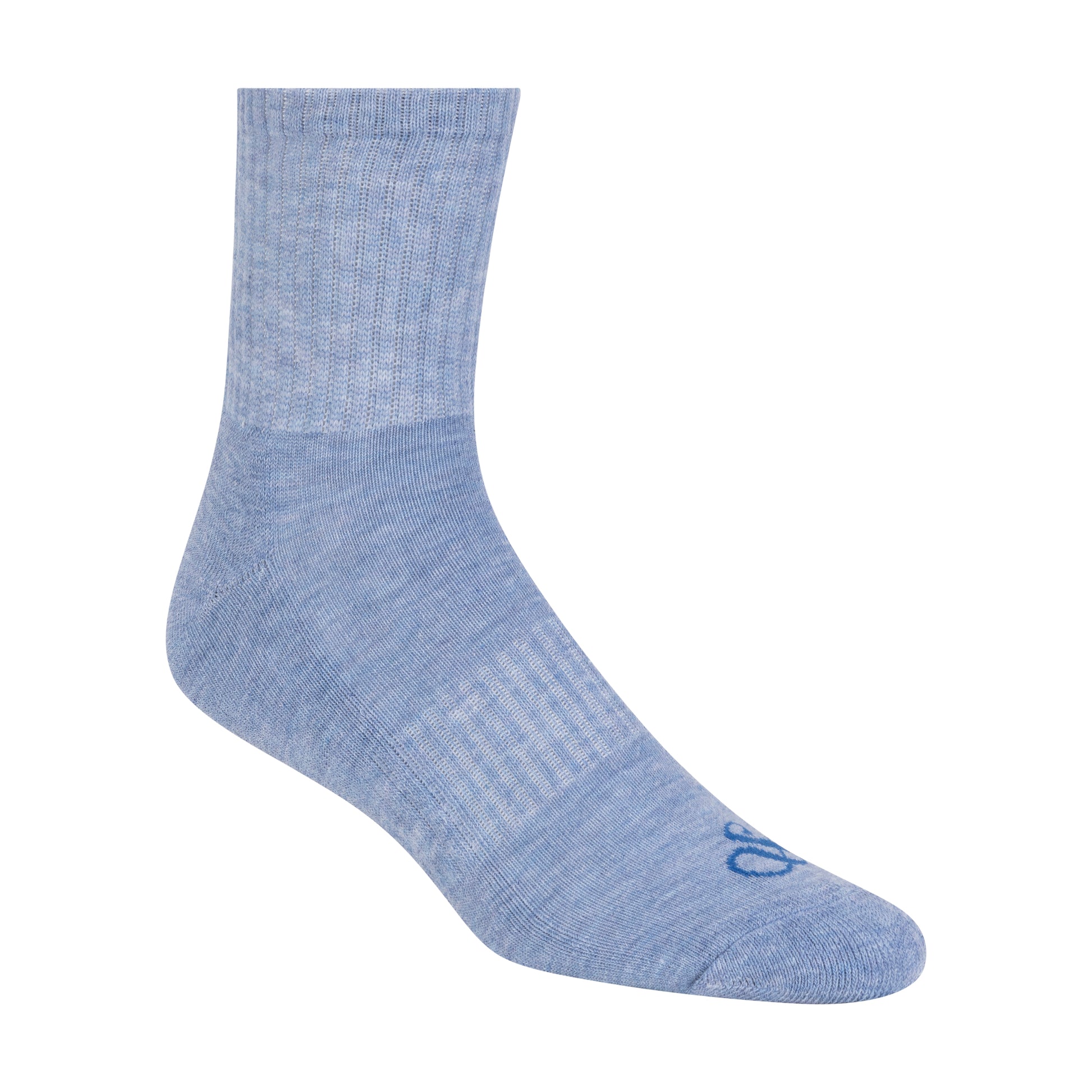 6PK MENS 1/2 TERRY HIGH QTR CREW