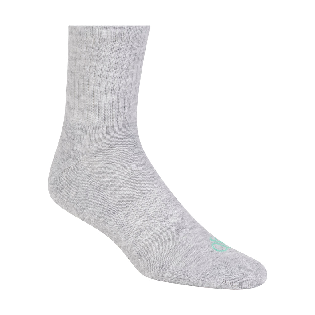 6PK MENS 1/2 TERRY HIGH QTR CREW