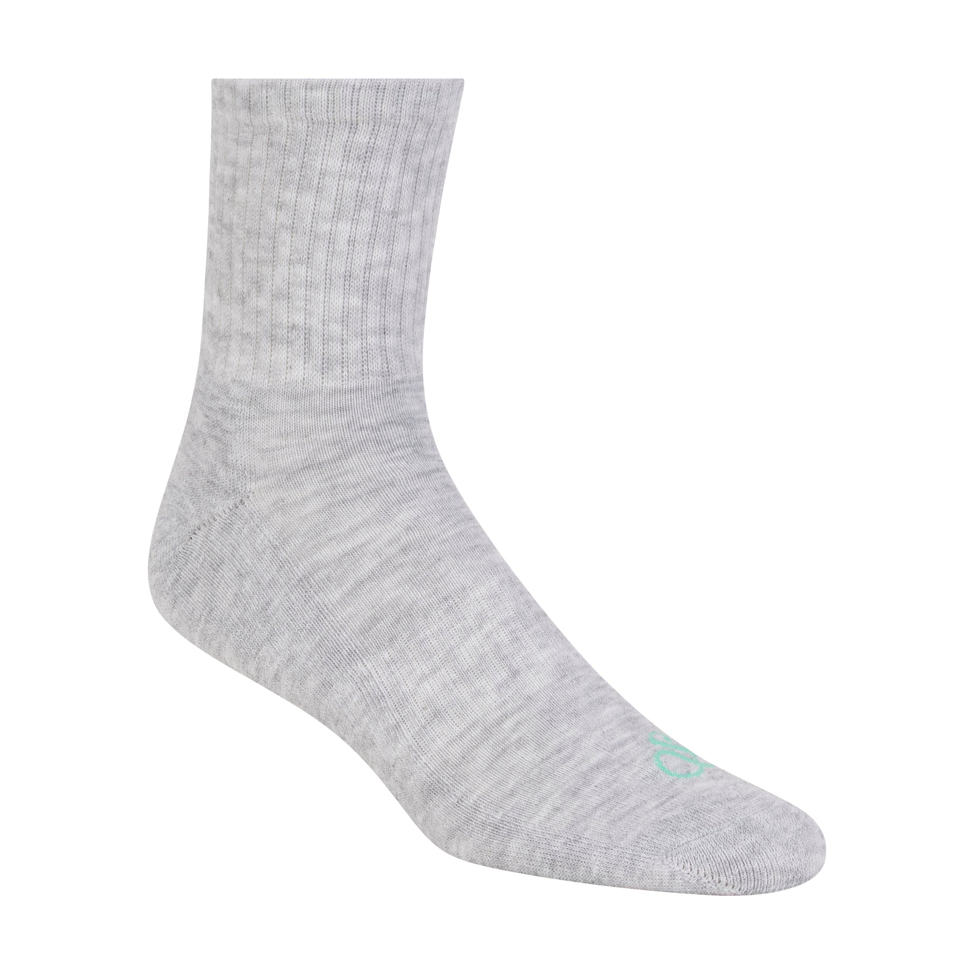 6PK MENS 1/2 TERRY HIGH QTR CREW