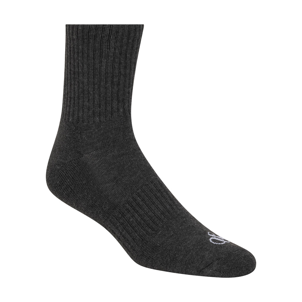 6PK MENS 1/2 TERRY HIGH QTR CREW
