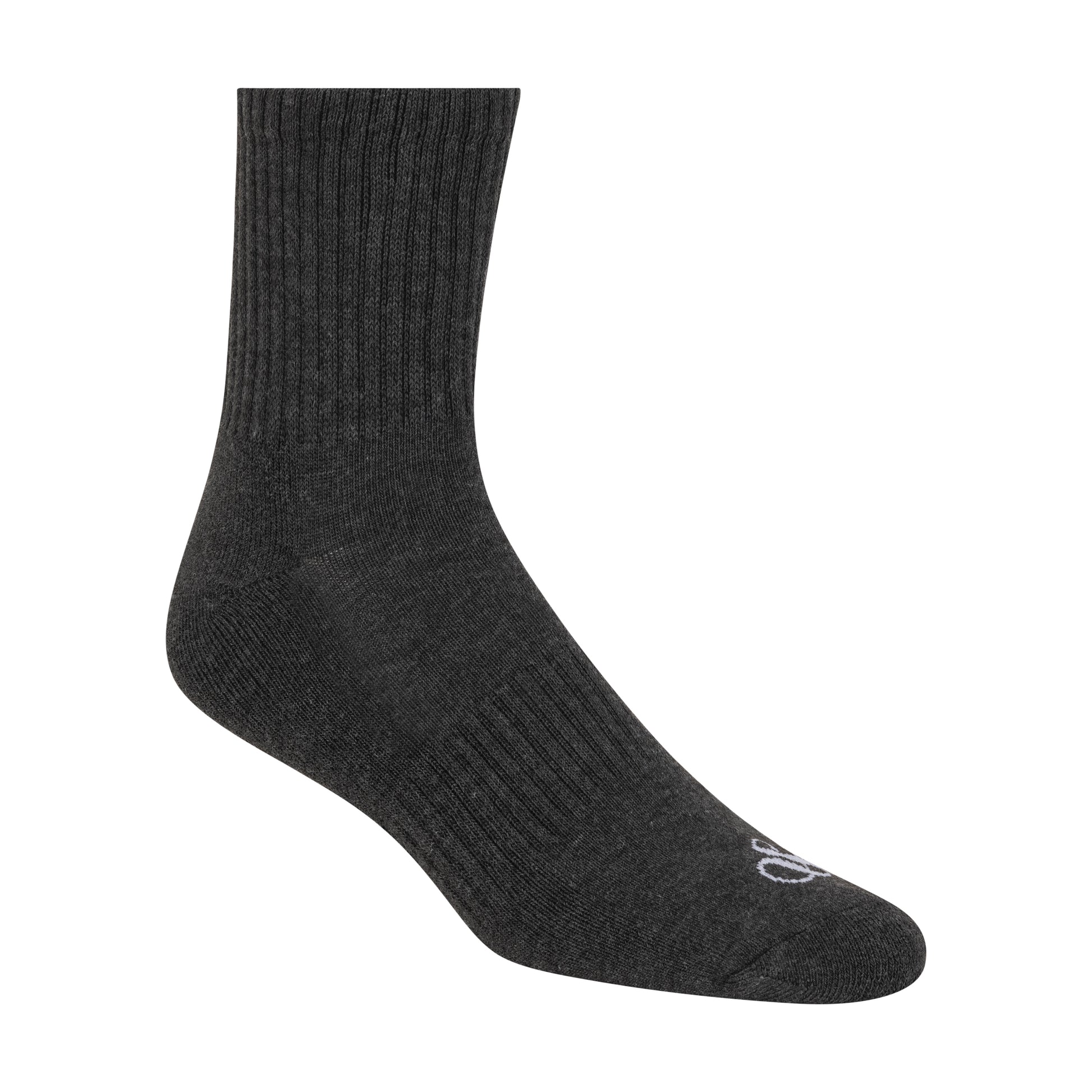 6PK MENS 1/2 TERRY HIGH QTR CREW
