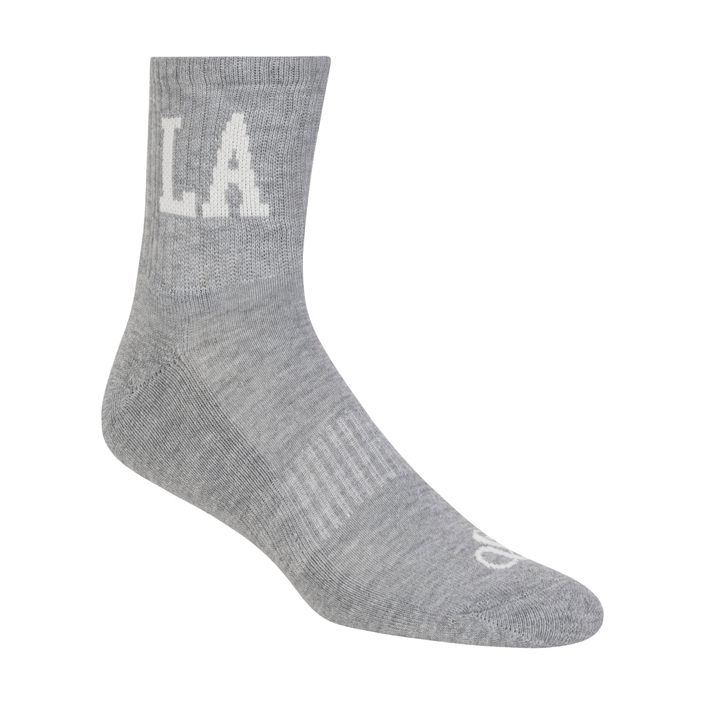 6PK MENS 1/2 TERRY HIGH QTR CREW