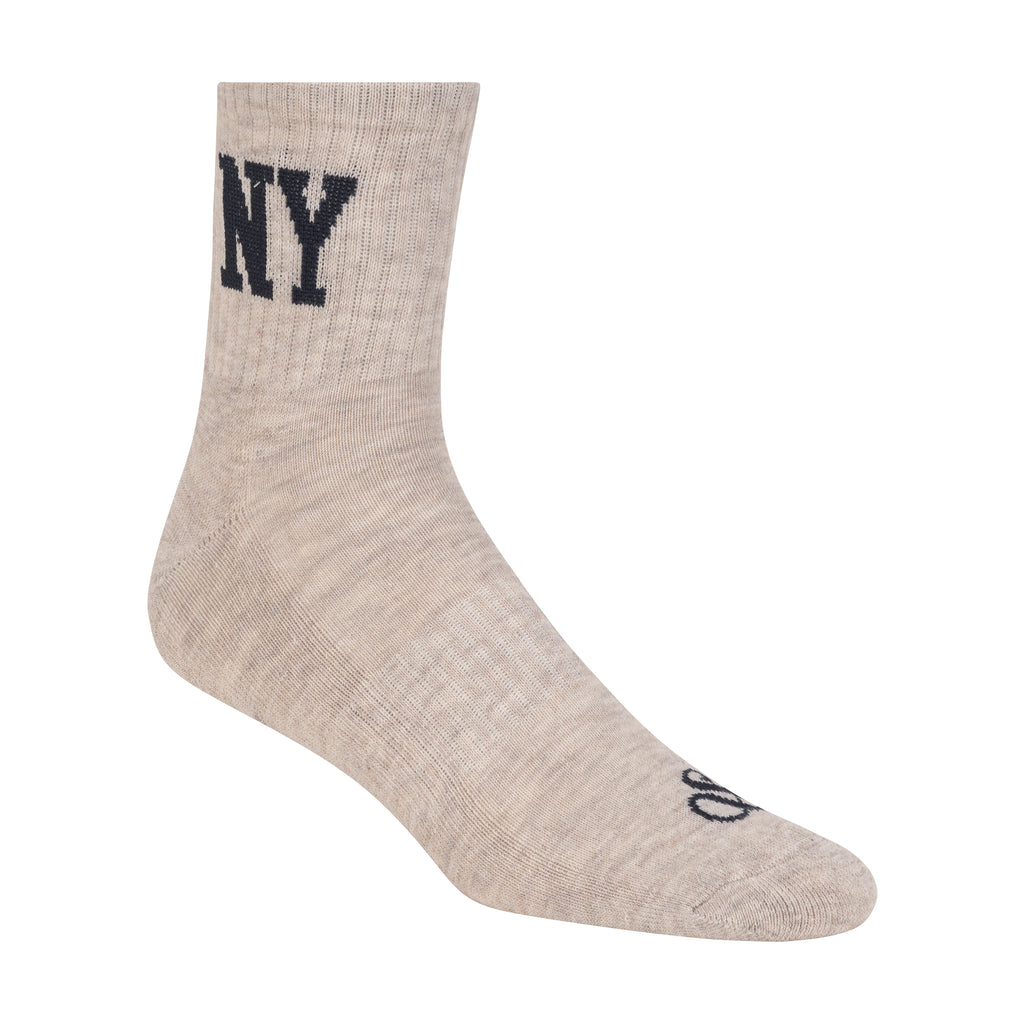 6PK MENS 1/2 TERRY HIGH QTR CREW