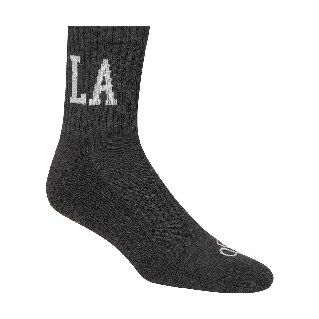 6PK MENS 1/2 TERRY HIGH QTR CREW