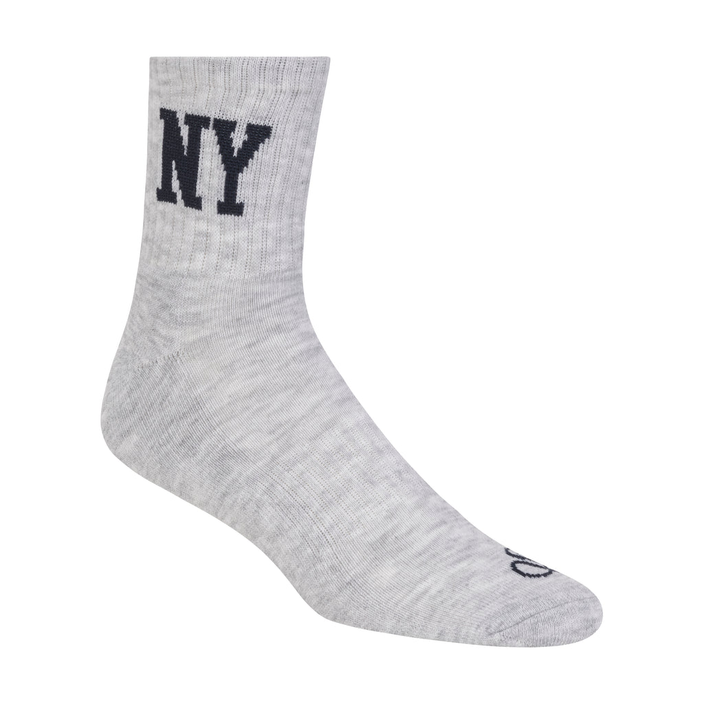 6PK MENS 1/2 TERRY HIGH QTR CREW