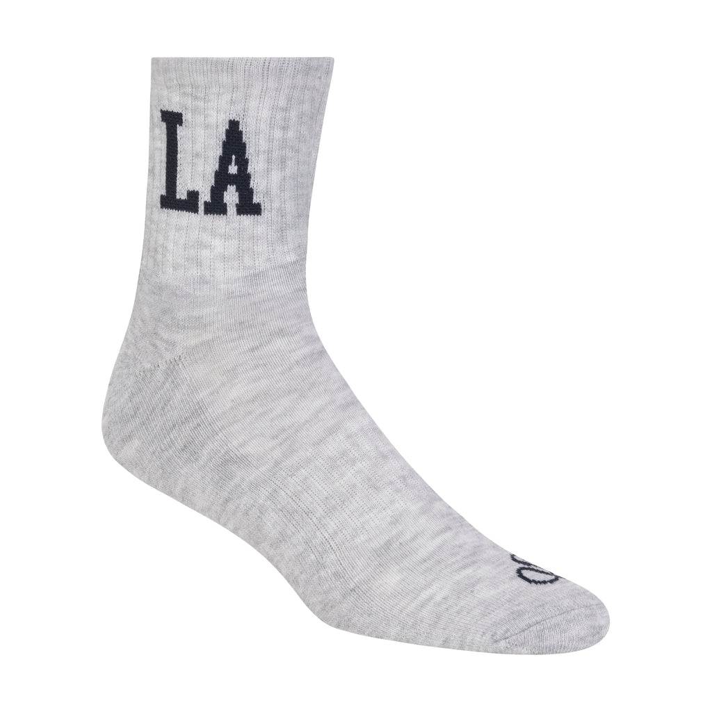 6PK MENS 1/2 TERRY HIGH QTR CREW