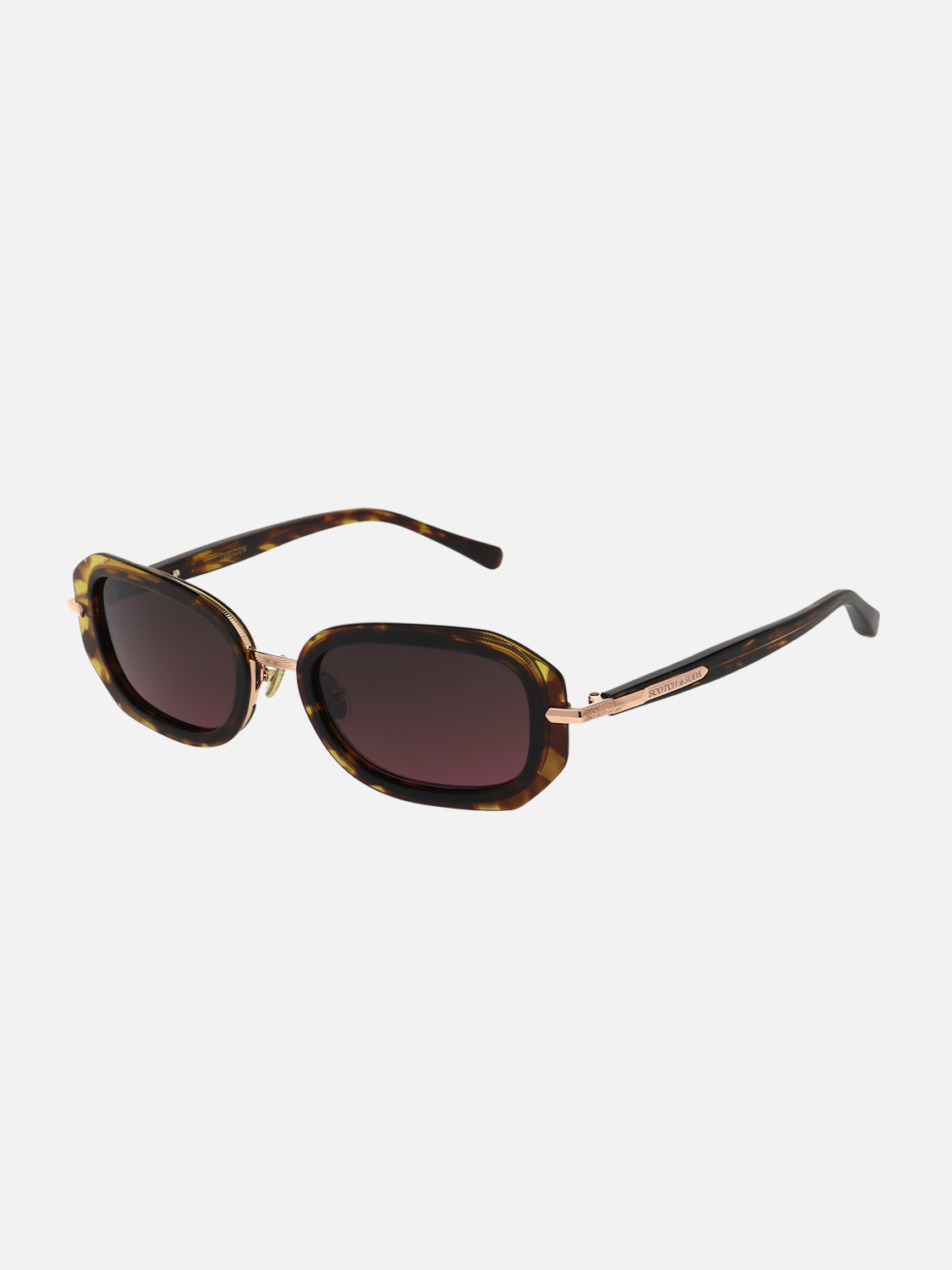 Oval Acetate Layer Sunglass