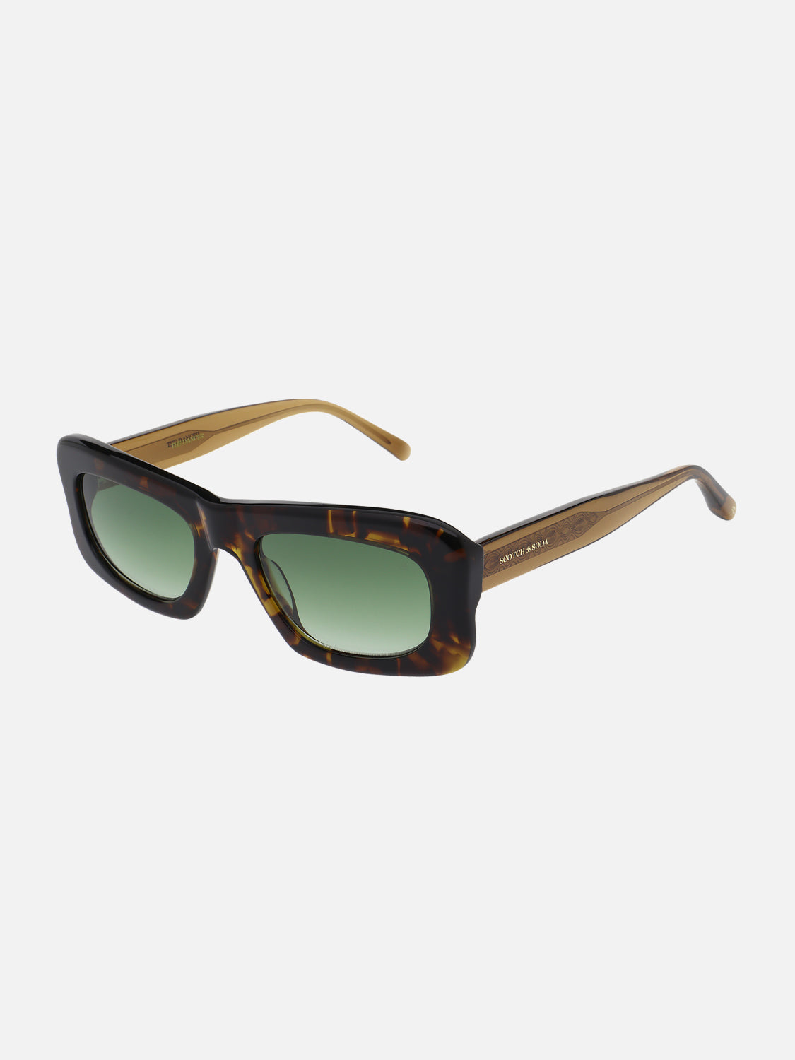 Classic Clubmaster Inspired Metal Sunglass