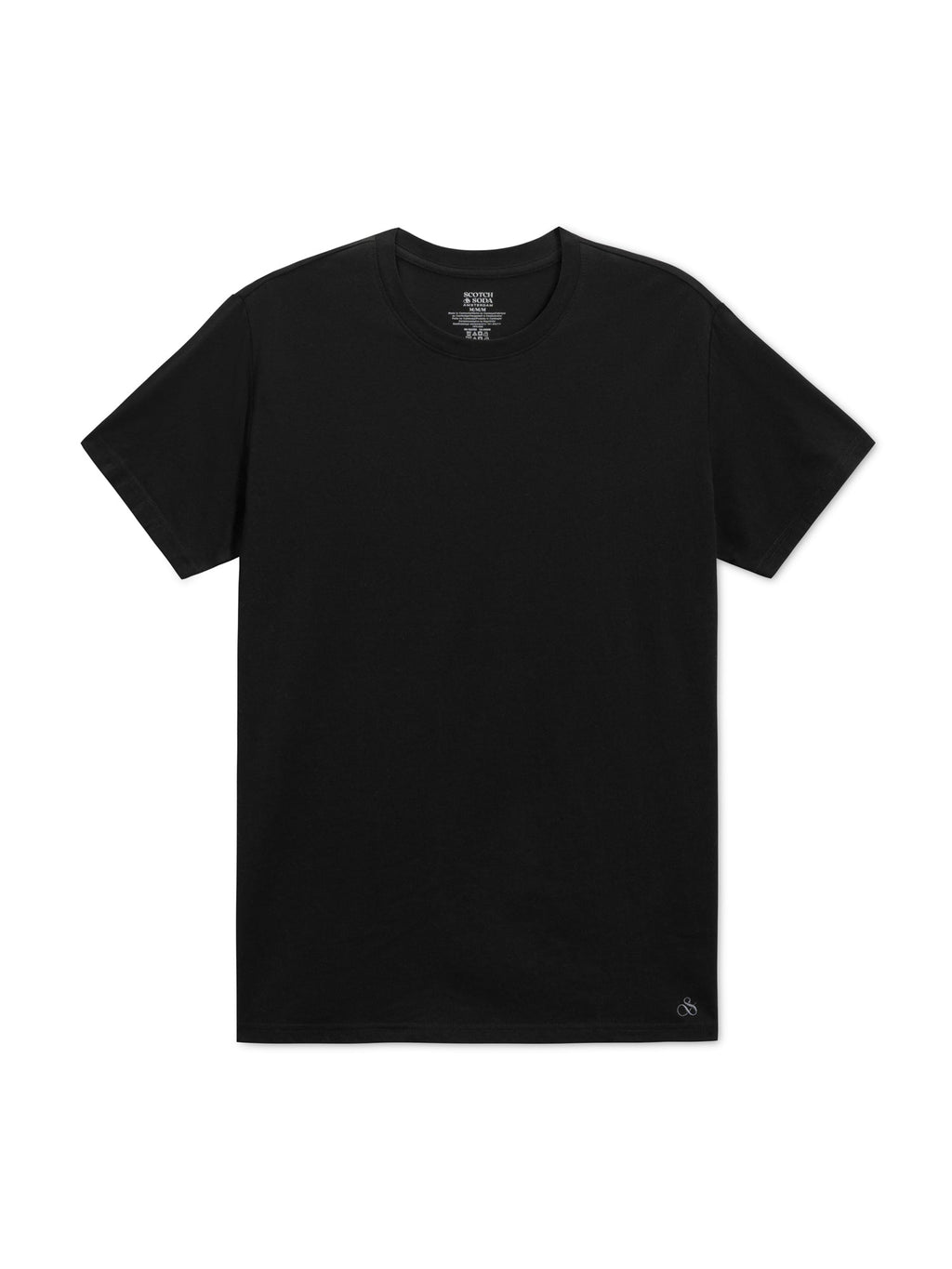 3-PACK MENS ULTRA SOFT CREW NECK T-SHIRTS - BLACK