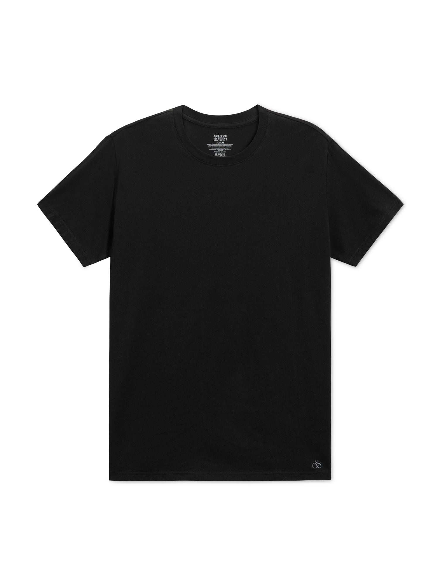 3-PACK MENS ULTRA SOFT CREW NECK T-SHIRTS - BLACK