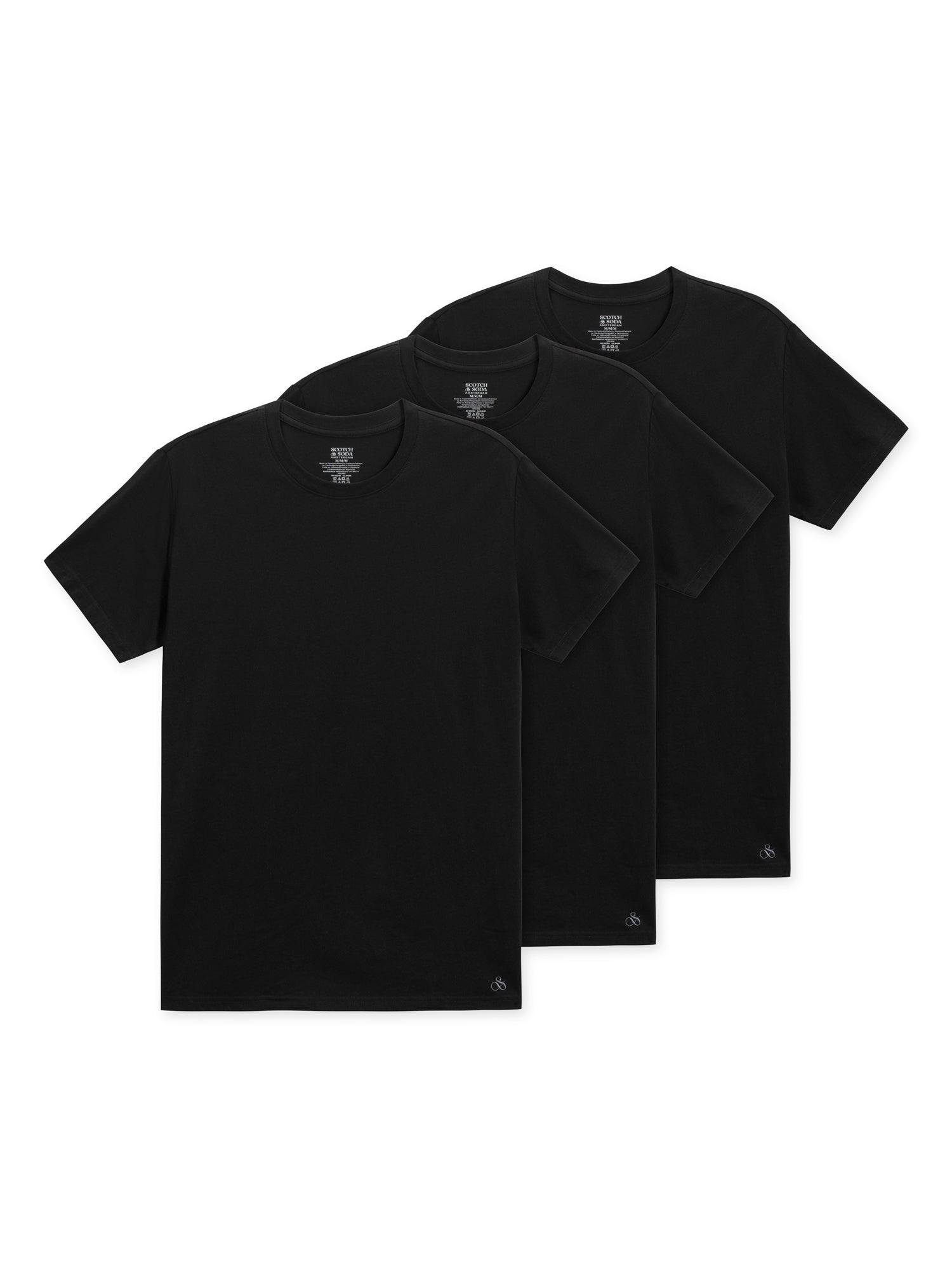 3PACK MENS ULTRA SOFT CREW NECK TEE