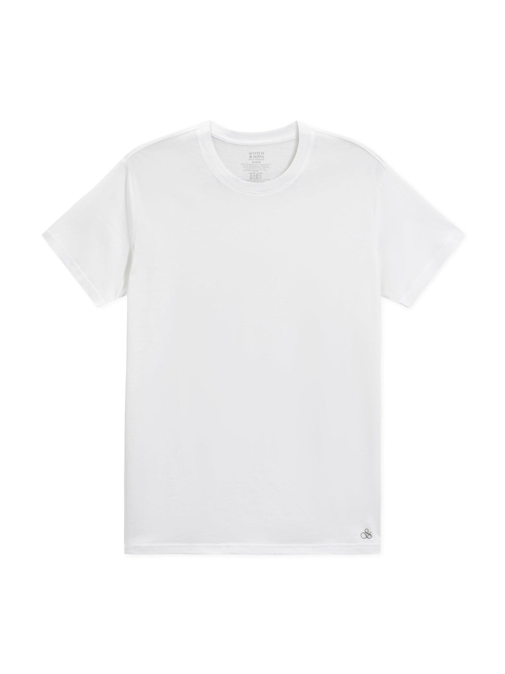 3-PACK MENS ULTRA SOFT CREW NECK T-SHIRTS - WHITE