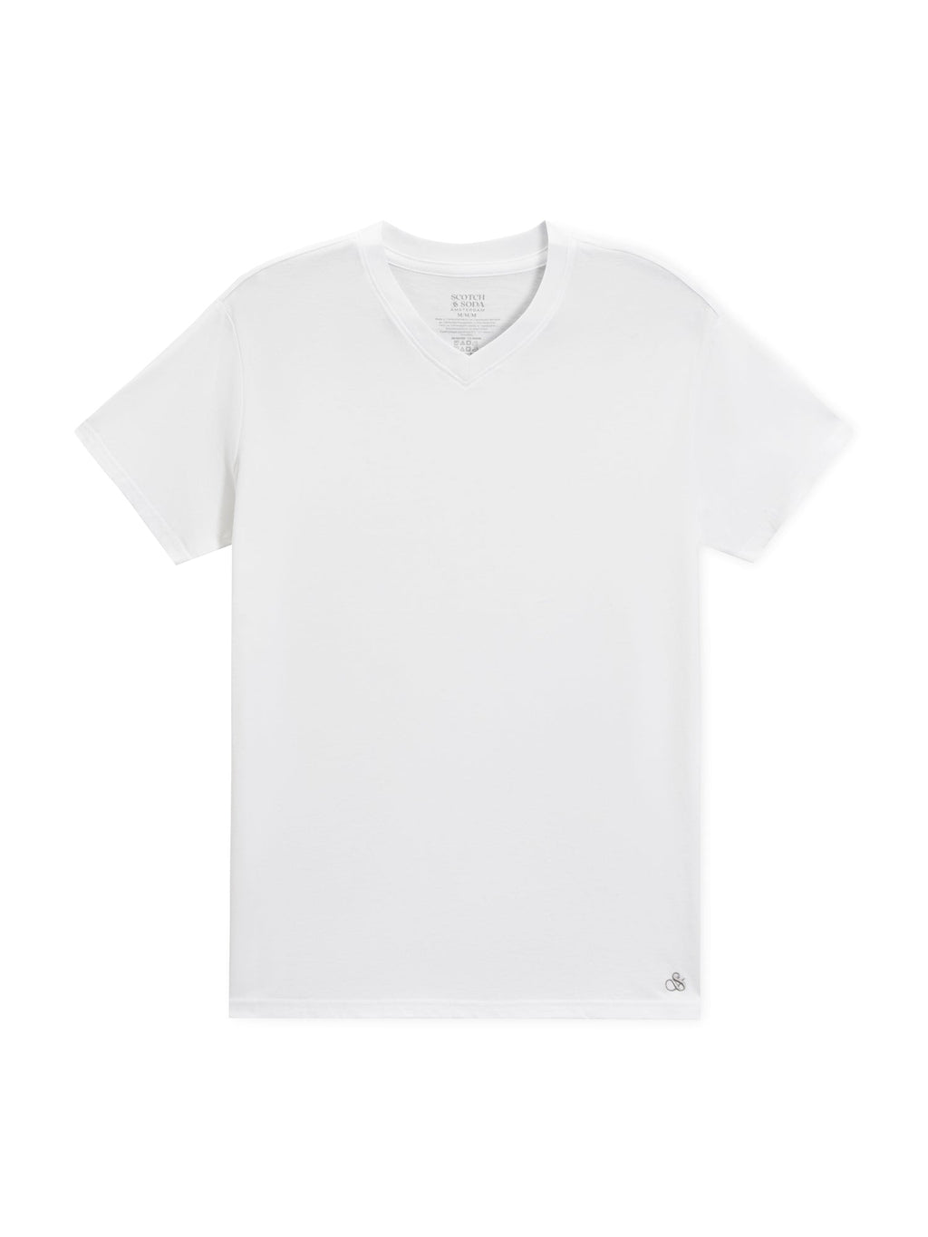 3-PACK MENS ULTRA SOFT V-NECK T-SHIRTS - WHITE