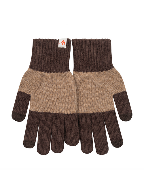 S&S COLOR BLOCK KNIT GLOVE