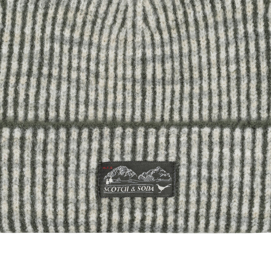 S&S 2 COLOR RIB CUFF BEANIE