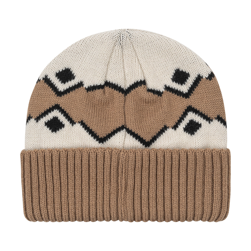 S&S FAIRISLE CUFF BEANIE