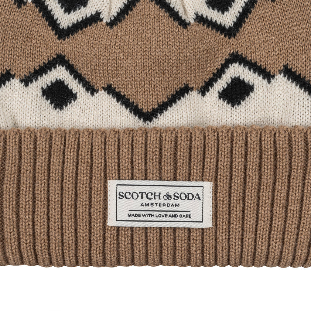 S&S FAIRISLE CUFF BEANIE