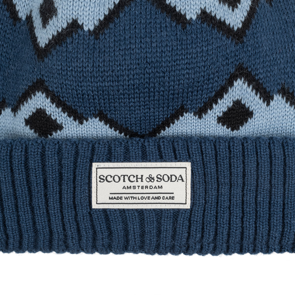 S&S FAIRISLE CUFF BEANIE