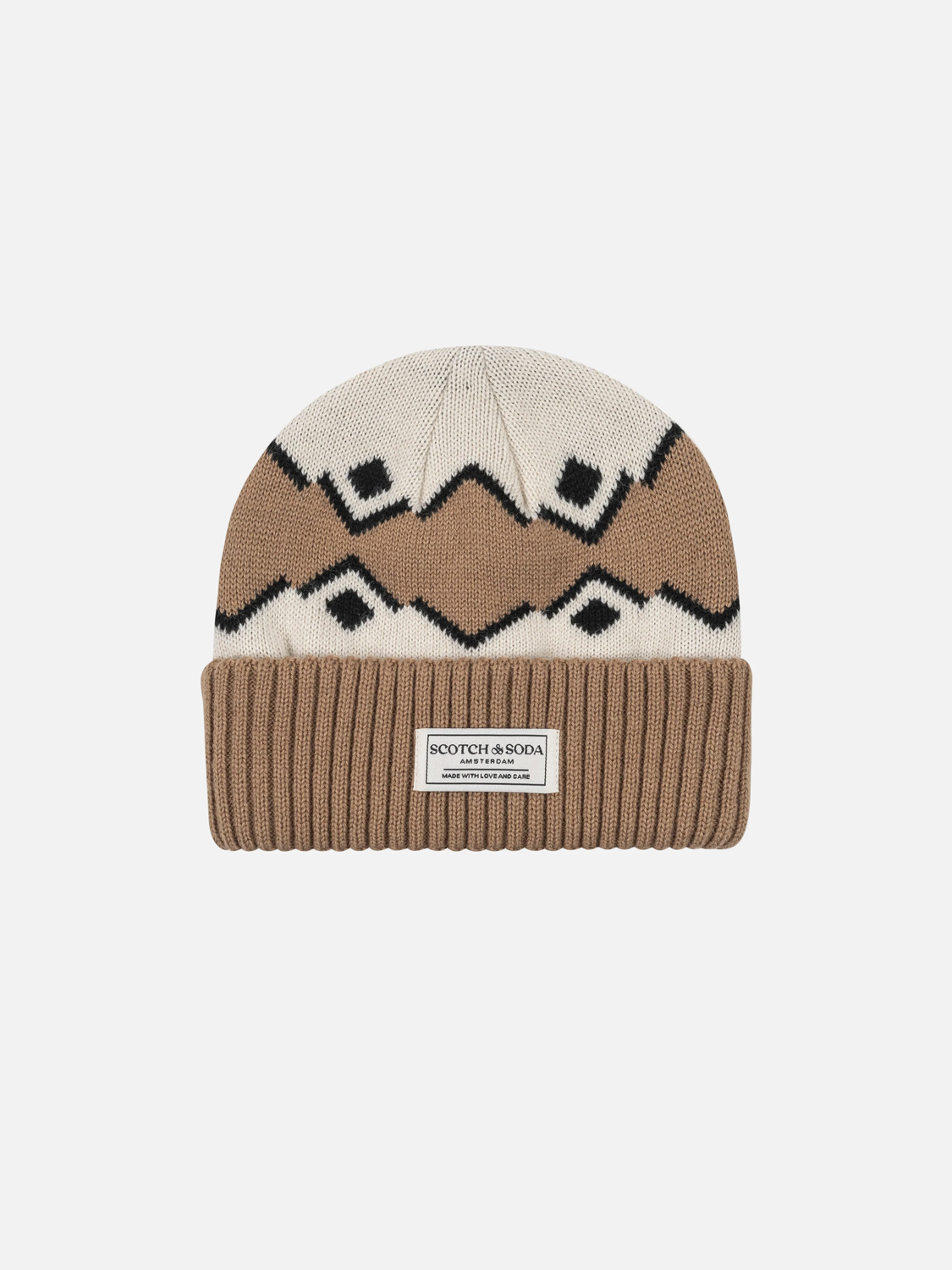 FAIRISLE CUFF BEANIE