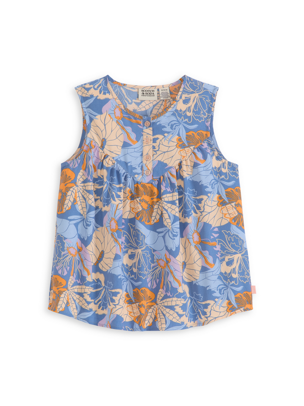 GIRLS S&S GIRLS 2PC TOP & DENIM SHORT SET