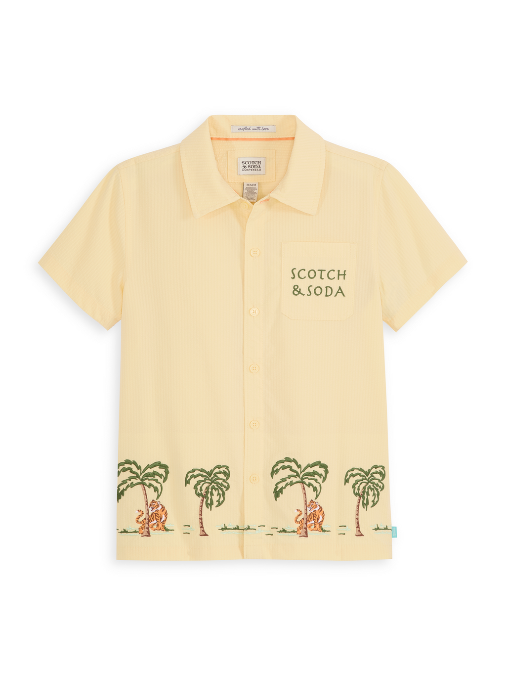 S&S SEERSUCKER BUTTON UP